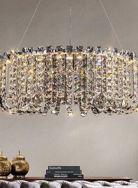 2025新简款客厅水晶吊灯轻奢主灯现代约高气端90744意式餐厅大卧