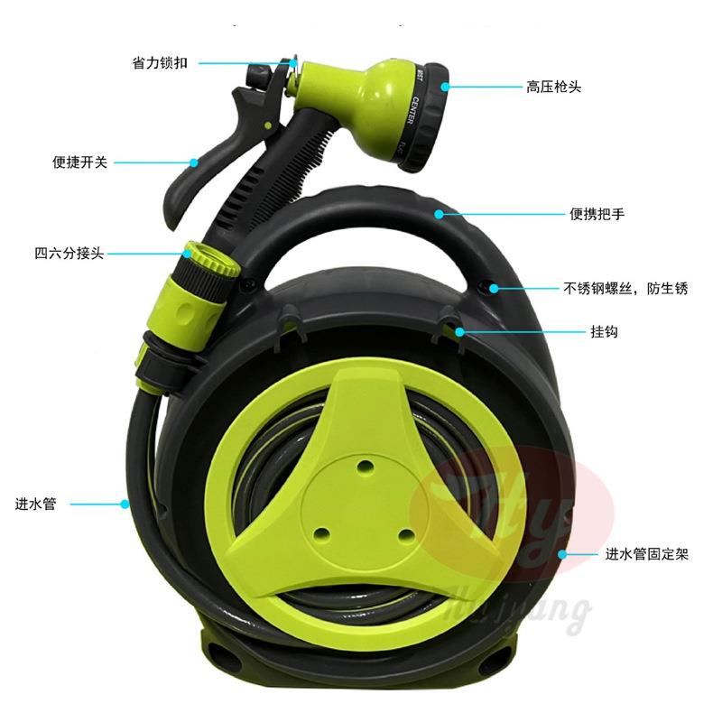 MUA用洗车水管车简易手提1米水车管收纳(0量多家可定彩盒)