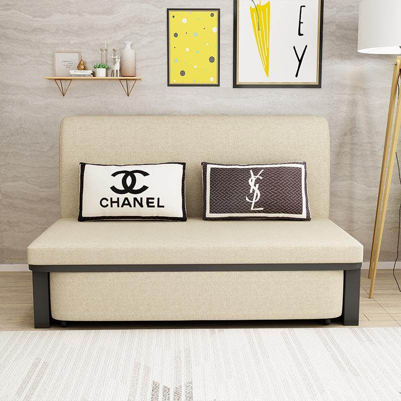 富洛诚两用折叠沙发简小A07-1户床型室客厅卧易沙发多功能可储物