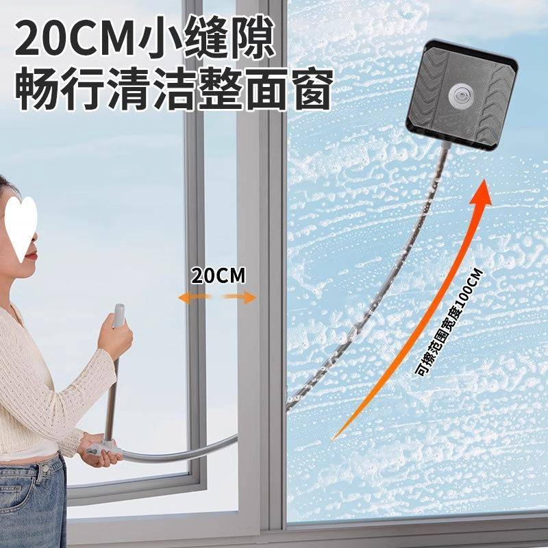 德擦国高加长玻璃层0HwjtCcGZ家用双面弧形窗外窗器臂杆擦225包邮