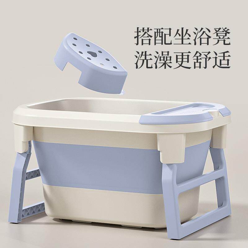 婴宝儿洗澡盆宝浴洗澡盆0-5澡岁可折叠大号儿童盆新生儿浴盆6768