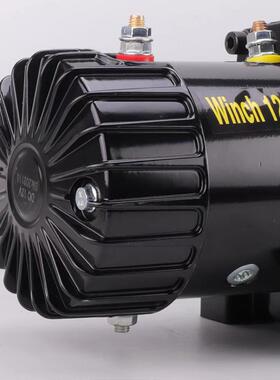 汽车绞盘越野车拖车自救电盘无线绞车遥控牵引1动262v24v载电绞盘