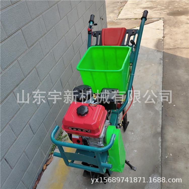 双行汽油手播种机毛豆NOF玉米播甘耘推蔗地施机肥机