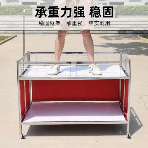 超市促销花车店货装架甩货车服摆摊折叠车场特卖展示JZL商架