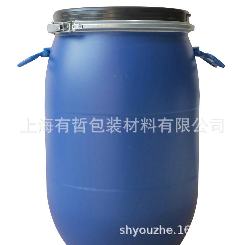 60升圆656法兰塑料桶6L开桶口涂料包装桶塑0料化工形桶