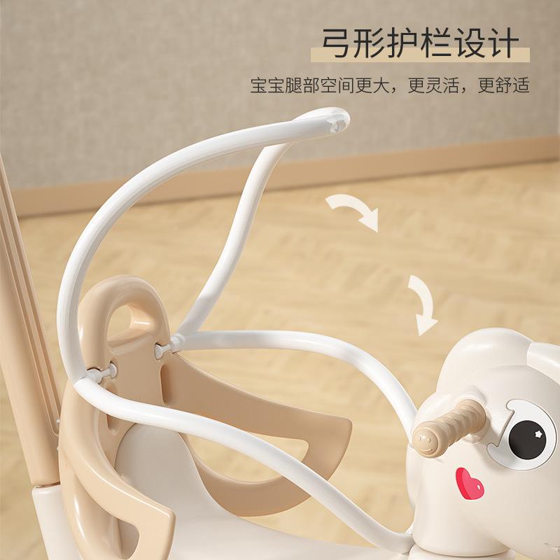马儿童摇摇马童木马玩692具儿宝宝溜车多功能二合一可转向溜天小