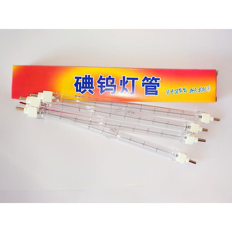 粗卤钨灯高温管夹式太阳瓦加管亮小碘0钨灯管超100W1000瓦灯灯管