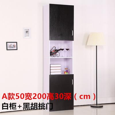 简易带门书柜书物济架省空间自由台组合经型家用阳置木柜可0012定