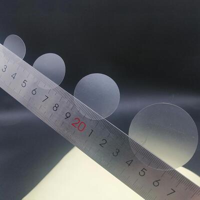 半透明磨砂告封口贴干胶PV不CFCL圆形封贴可印制广彩色logo图口案