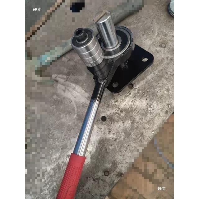 手动折997弯机扁铁排弯器钢折板板铁丝条9直角0具度折弯工设备