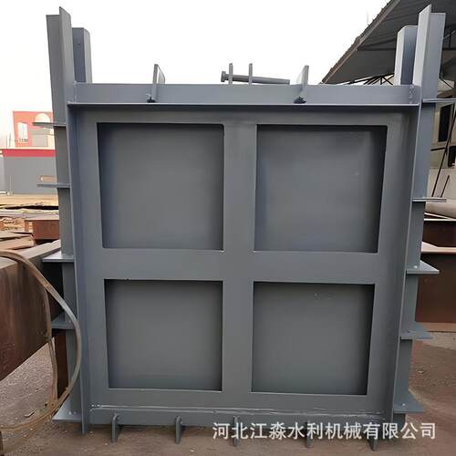 形圆形方铸式铁闸门可镶渠道用一体铸铁UKV闸门水利工铜程双向闸