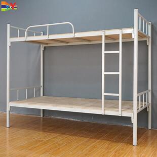 工地上T 6002下铺铁架床员高工高低双层铁子床出租房屋低铺双人宿