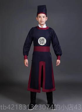 高档少年役服装御古装明朝前侍卫衙门官差官衙兵表武松捕快演出服