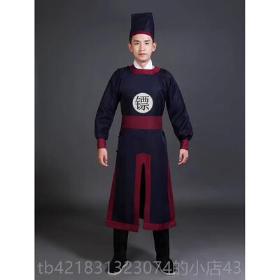 高档少年役服装御古装明朝前侍卫衙门官差官衙兵表武松捕快演出服