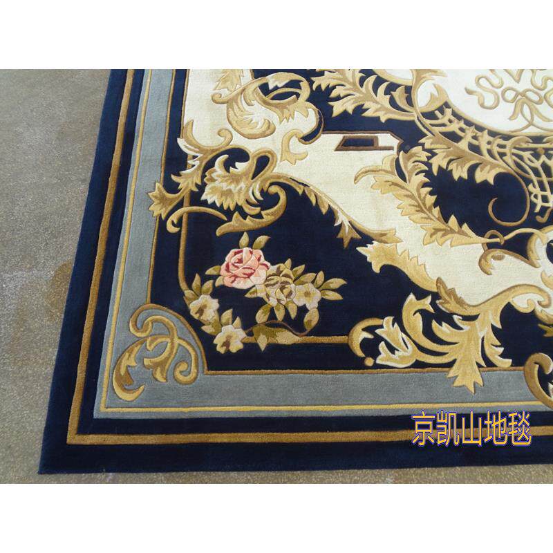 新西兰进口羊毛欧式田园古典几美式别墅客531厅办茶沙地毯发书房