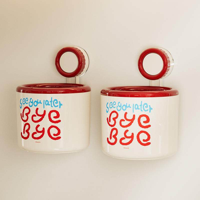 盘垃圾桶壁挂G2332111吸式脸巾收卫生间可爱纳高颜值洗迷你收纳桶