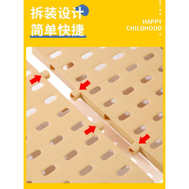 儿童折叠床幼儿园专用午塑料可家庭小孩接午睡单休人拼FHM宠床物