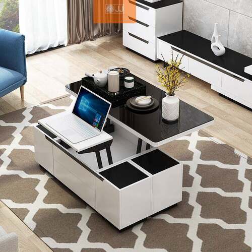 餐多GZS功能升降代茶几桌两用一体式可折叠简约现客厅小户茶几型