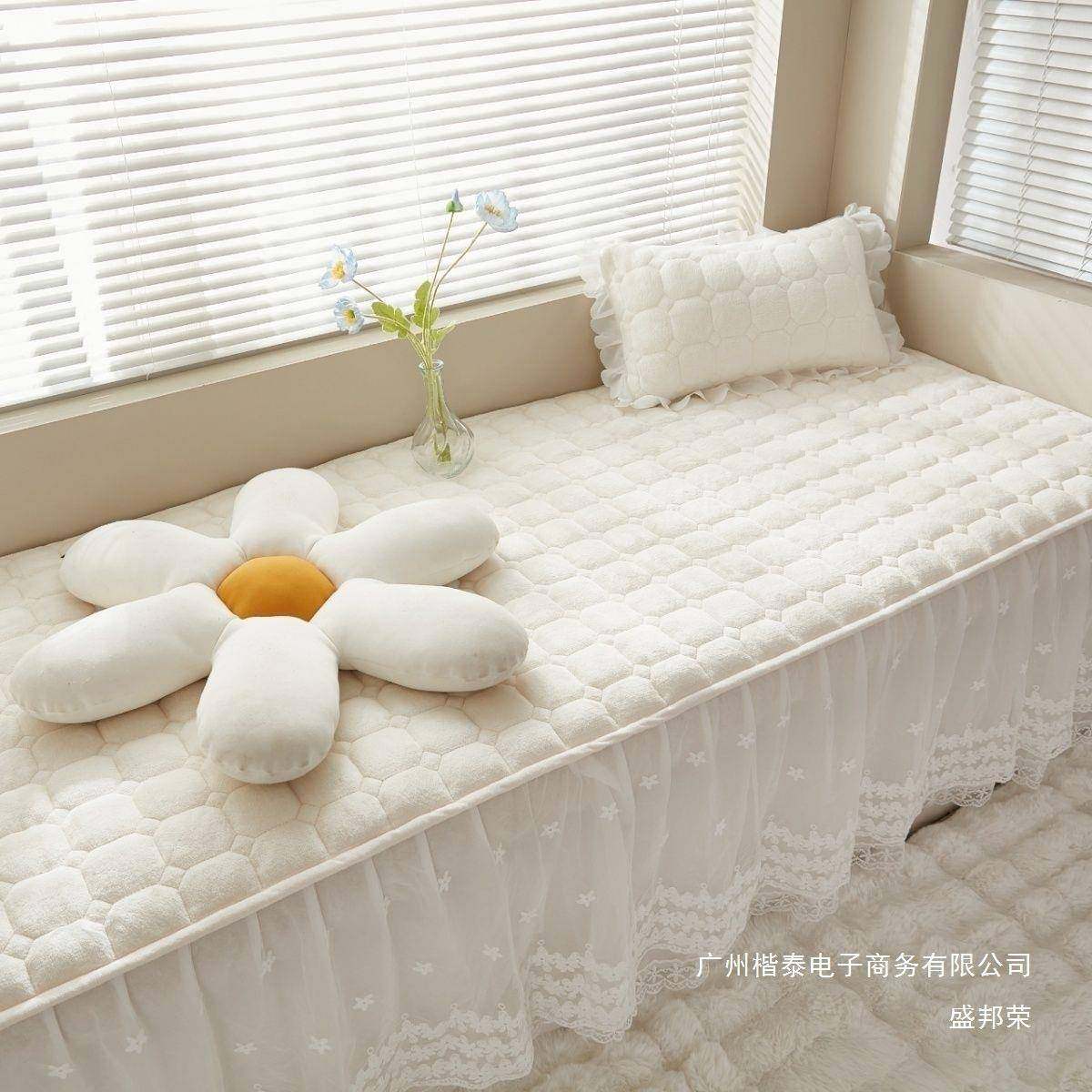 直销落公主风卧室飘窗加厚滑子地蕾丝花边防垫窗台dszxzdfw垫阳台,居家布艺,飘窗垫,淘宝优惠券,粉丝福利购,淘宝优惠卷