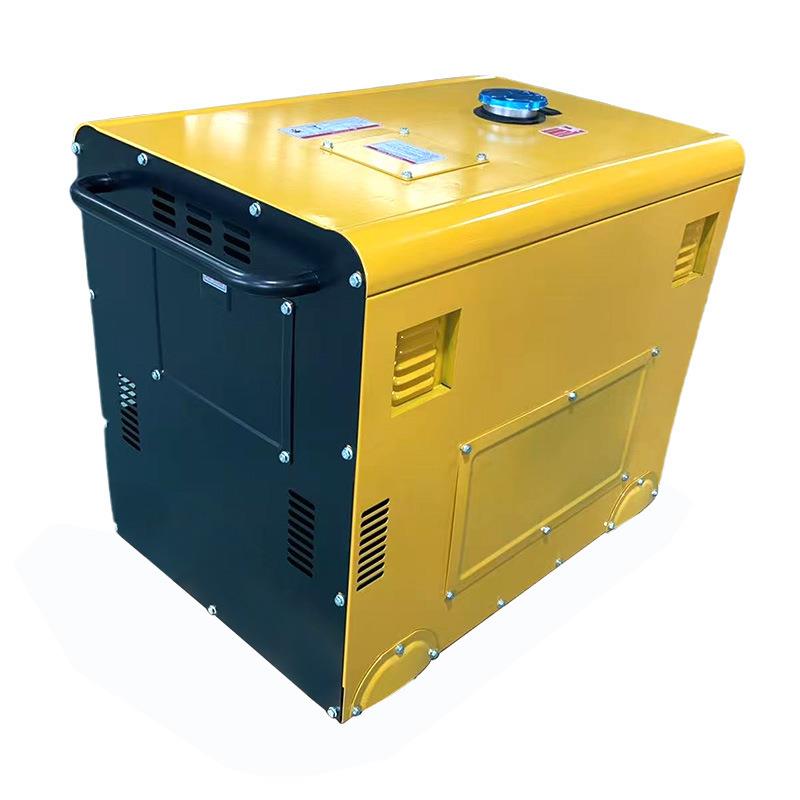 新便携6式厂矿山户外5V7810KW小型静音柴油发电机220V5KW组220380
