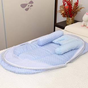 809绒睡垫枕头蒙古帐包睡 蚊帐豆豆AB 新便携可折叠式 儿蚊一生体式