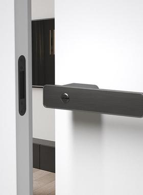 白色约门锁室内卧室意房门H-STS-10磁生态木门锁式极简吸静音门把