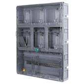 预A型单相4明付插卡电表费箱PC透电表料箱单相4户6户8户塑主控A款