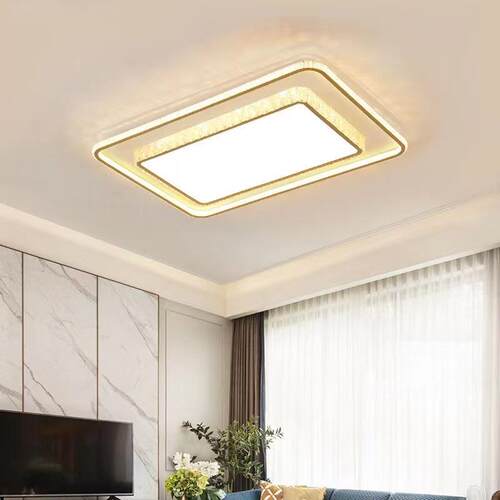 客组厅灯2025年新款简约现大气led吸顶室水晶卧灯具86421合全代屋