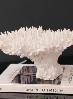 术现间代JVN艺几何仿真珊瑚树摆件样板宿客厅玄民关书房桌面装饰