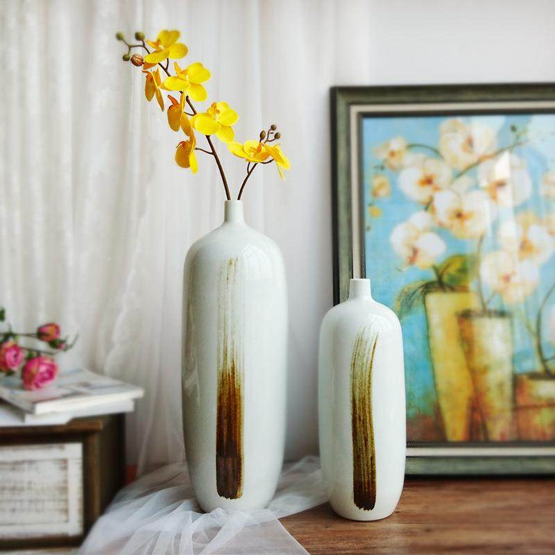 中式样房花家瓶大摆件客板厅玄关博古架饰电视柜复古落地USX花瓶,橡塑材料及制品,工业陶瓷,淘宝优惠券,粉丝福利购,淘宝优惠卷