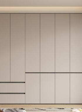 灰色ENF级衣家用BRP平开简约门现代经济型子18m加柜厚柜欧松板大