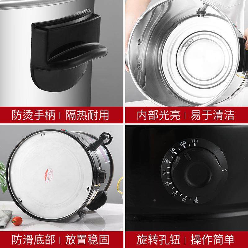 烧水壶大容量0不锈钢2电热烧水桶龙头食带堂o6HvN/f8商升用保温开