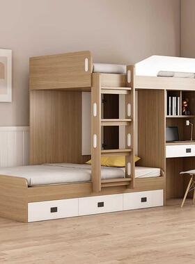 MYP-874*错位型上带下床可定床双层衣柜小户型上下铺高低床儿床子