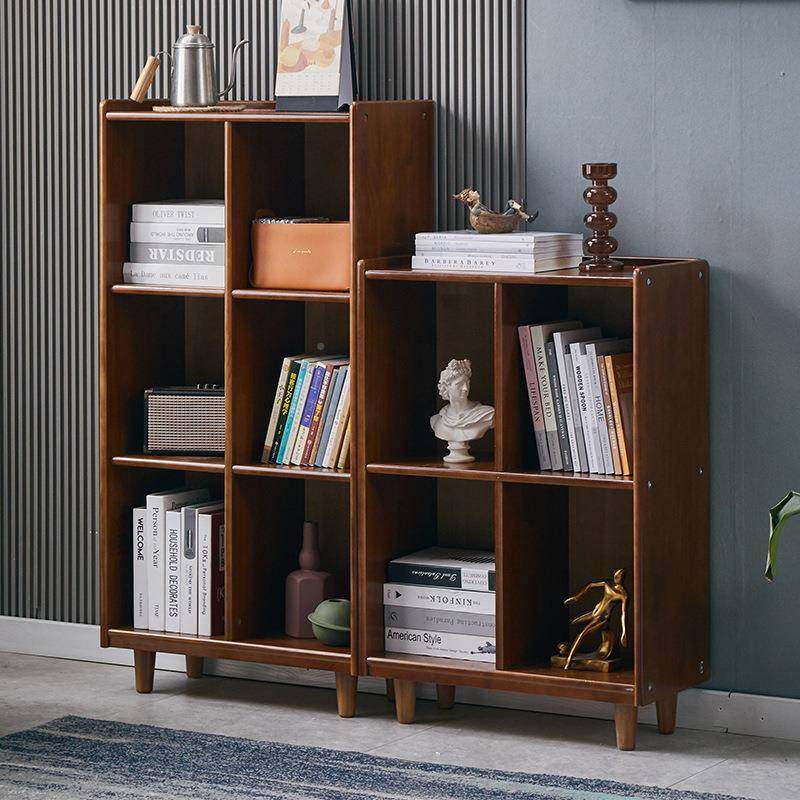 实儿木简多易书架置GAOSJ-00物架落地小型层书柜客厅型童窄靠墙小