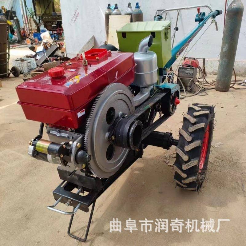 小州大力167常12型151底盘手扶拖拉马机单缸柴油机旋耕机水田型农
