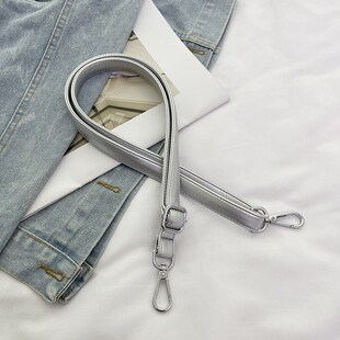 女士可调节斜挎包带银色包包带子单肩书包带背包带(可以定制长度)