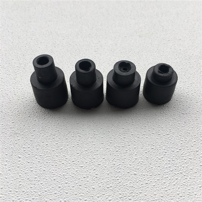 塑钢推拉门窗塑料配件凸形防撞缓冲垫橡胶移门减震防碰消音碰珠