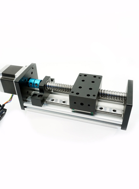 GX80宽直线滑台导轨工作台HBX1204-100行程可选择线性模组滑台