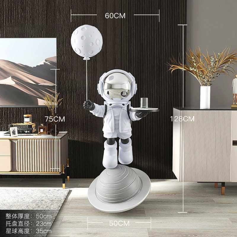 新款直销大型宇航员客厅落地摆件家居饰品电视柜沙发旁托盘太空人,家居饰品,落地摆件,淘宝优惠券,粉丝福利购,淘宝优惠卷