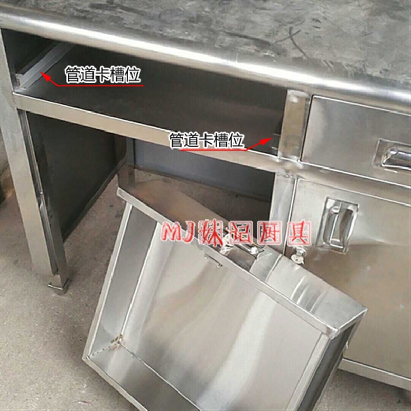 收款收银台办公柜写字台不锈钢钱枱带锁抽屉收钱枱商业售卖案称台