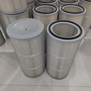 900 抛丸机320 内外双网 聚酯阻燃覆膜滤筒 激光切割机除尘滤芯