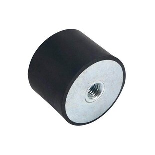 D50 D40 H30 H40 一端外螺纹型 DPC H50橡胶减震圆柱形减震器 D30