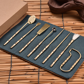 香道用具香席七君子空薰打篆热销R702 复古色七件套 见素香坊 经典