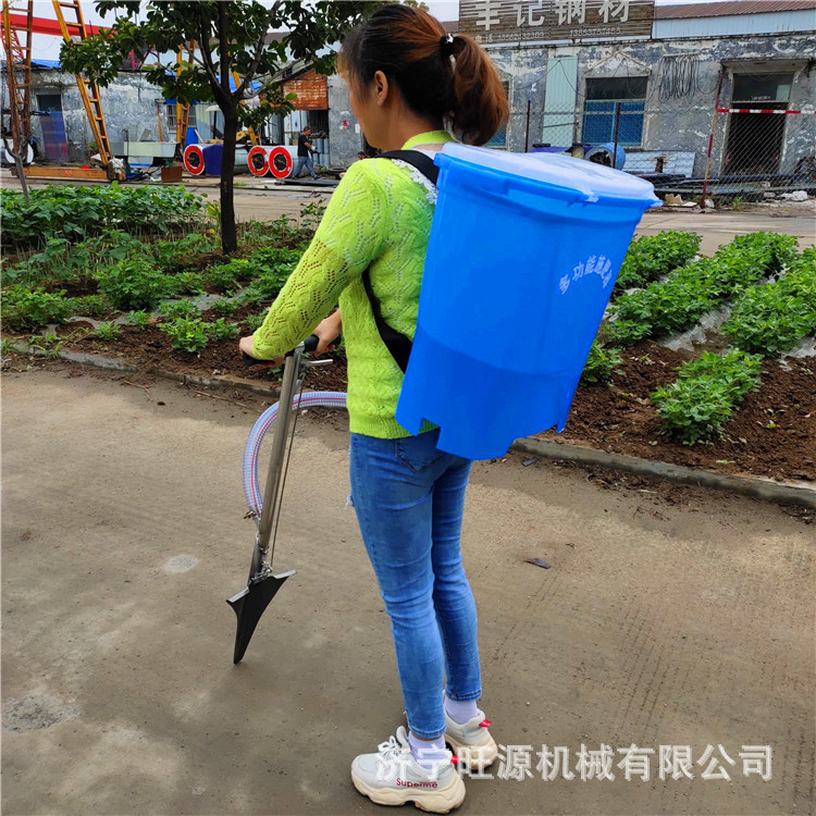 果树施肥器 手提式不锈钢铲头追肥器 背负式电动施肥器