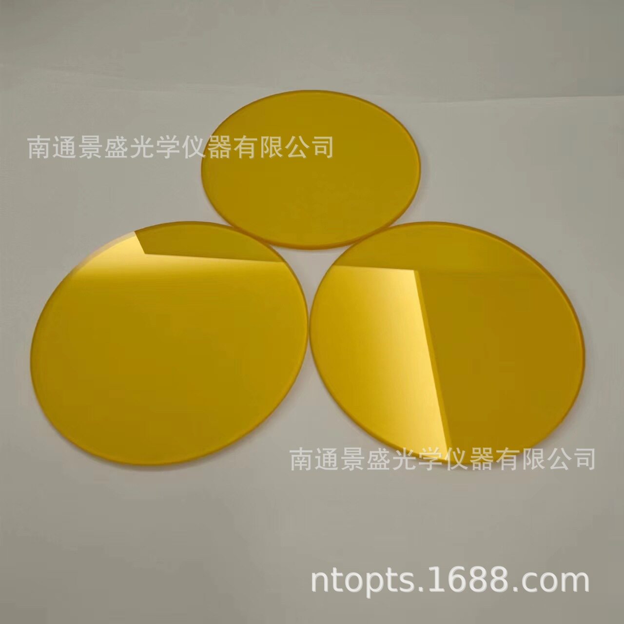 金色黄色滤光片JB510光学滤色片光学镜片窗口片脱毛机滤色片