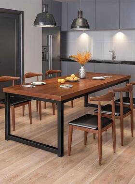 餐桌用小户型饭子吃商用餐饮桌快餐桌椅组YFQ合公寓出家租房用接