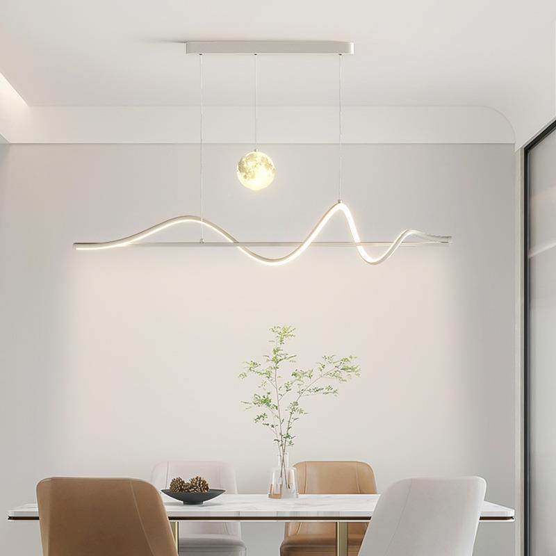 餐厅吊灯意式饭厅餐极桌193吧台灯具代简约月球灯现新款意简餐厅,家装灯饰光源,智能吊灯,淘宝优惠券,粉丝福利购,淘宝优惠卷