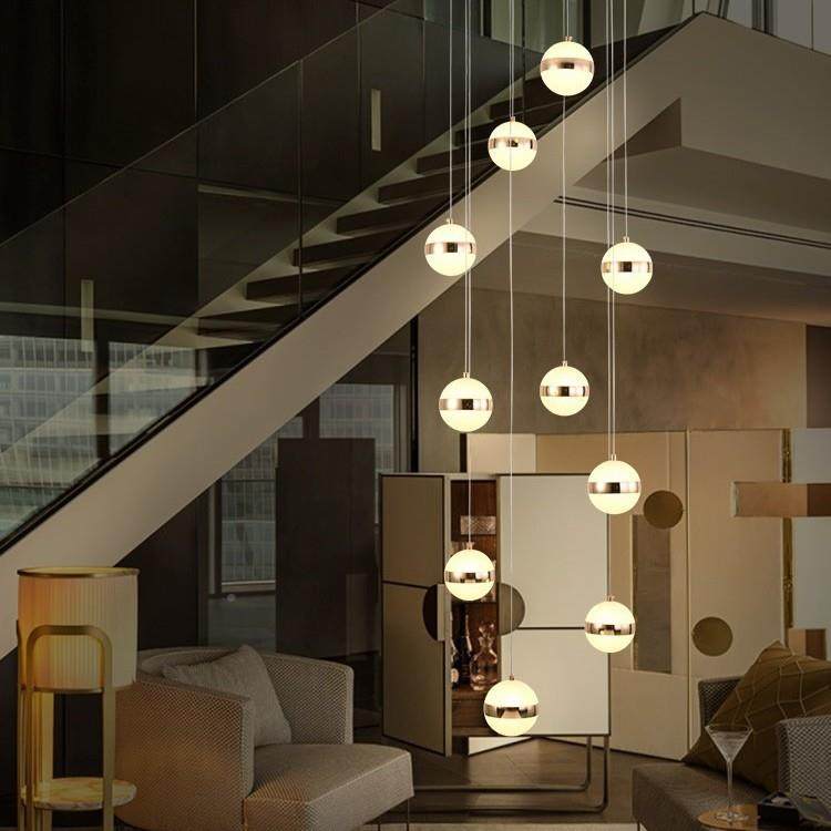 112中山现古镇代约楼梯长吊灯led别墅复式中楼梯灯公寓旋转空简吊,家装灯饰光源,智能吊灯,淘宝优惠券,粉丝福利购,淘宝优惠卷