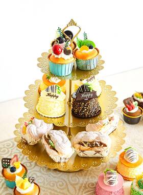 欧式dgj08121创意金空蛋糕架婚庆道具甜品台摆件店镂甜品点心蛋色