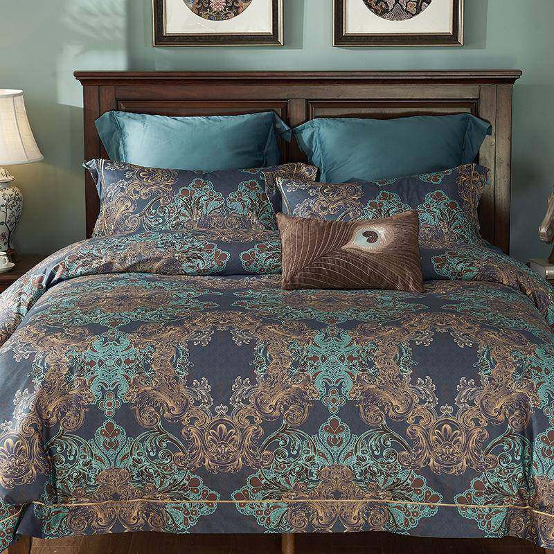 40支欧美高档奢华墅床上品用四件套纯棉1sJw2DpK7贡缎别埃及匹马,床上用品,婚庆床品套件,淘宝优惠券,粉丝福利购,淘宝优惠卷